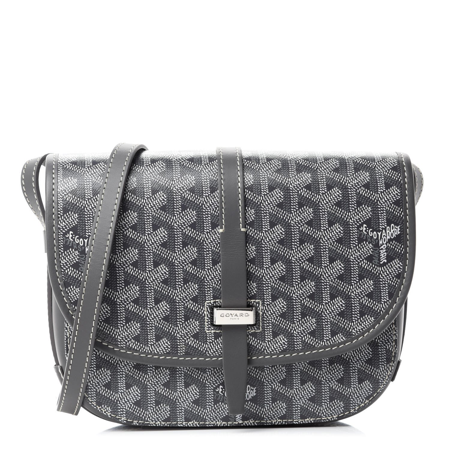 Goyard Goyardine Belvedere II PM Messenger Bag Gray 1 of 9
