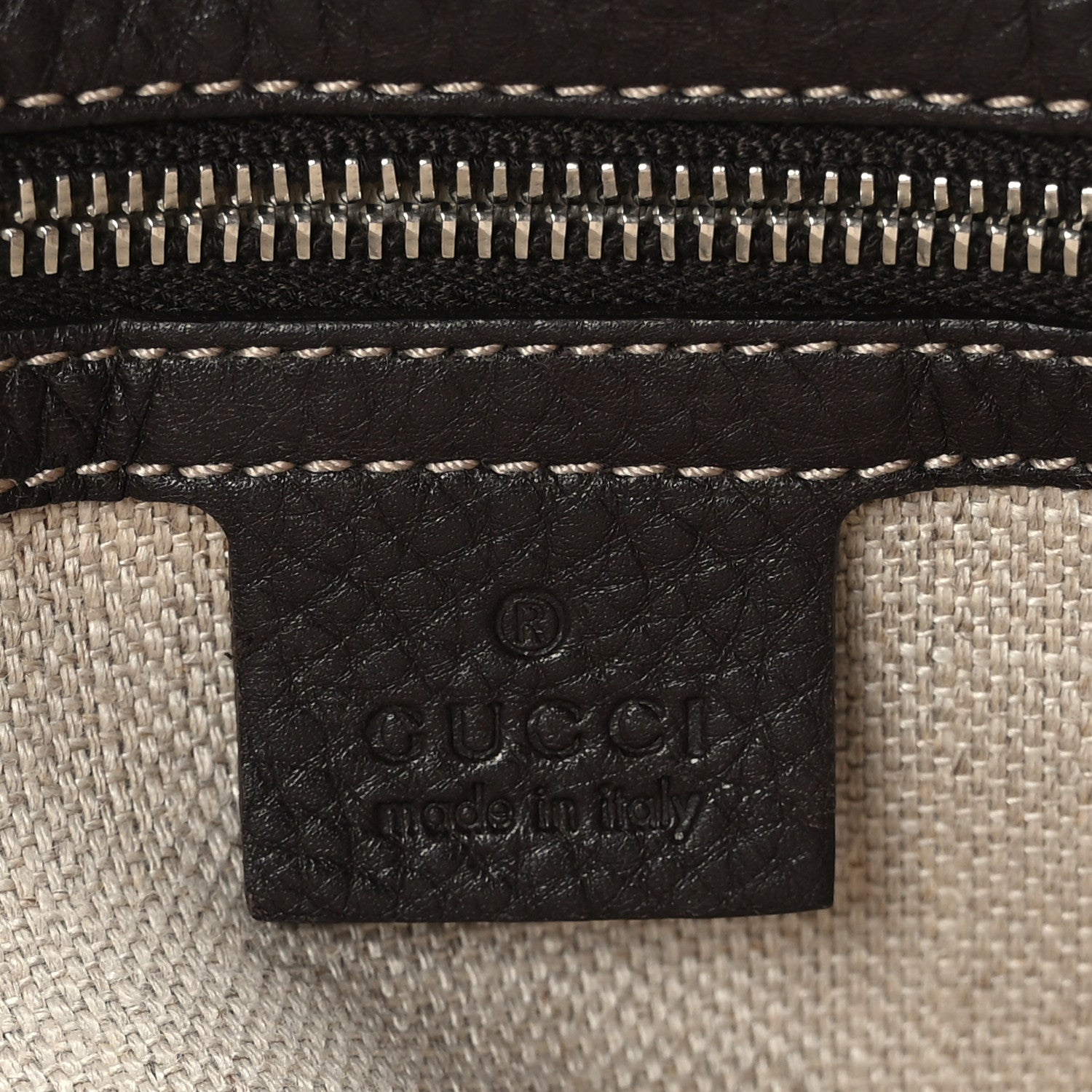 Gucci Monogram Web Sunset Tote Dark Brown 6 of 12