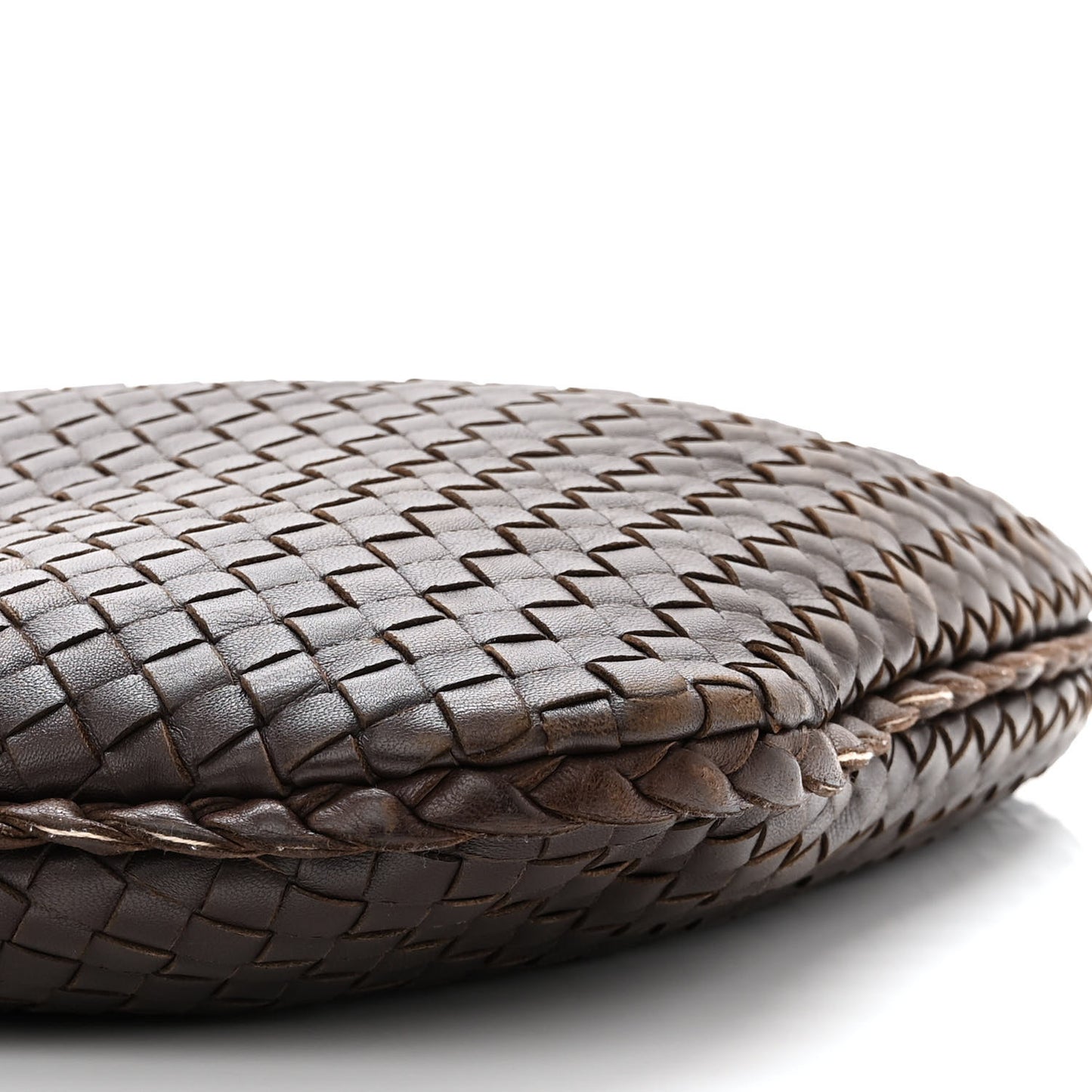 Nappa Intrecciato Medium Veneta Hobo Ebano
