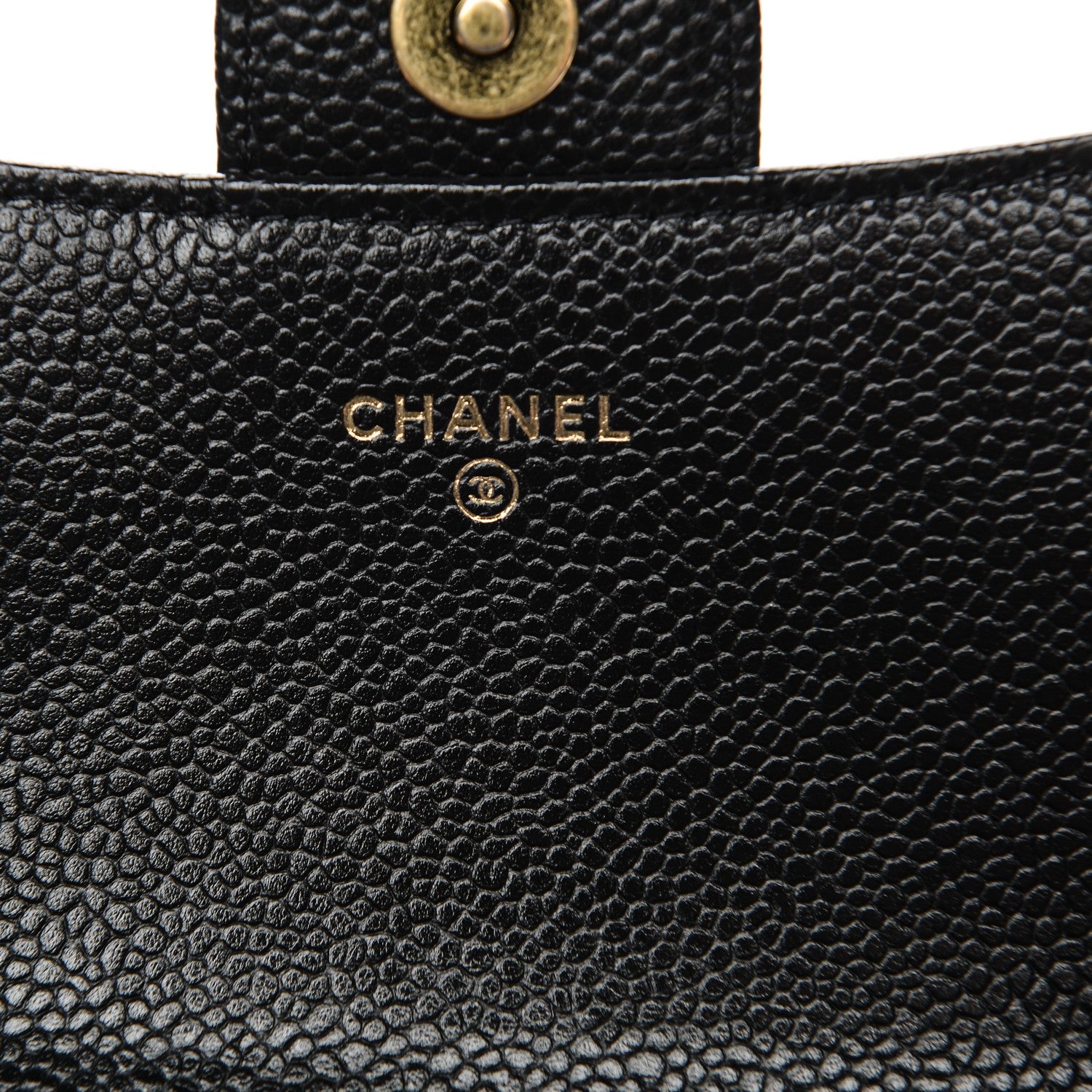 Chanel Caviar Quilted Wallet on Removable Chain Black 6 of 8