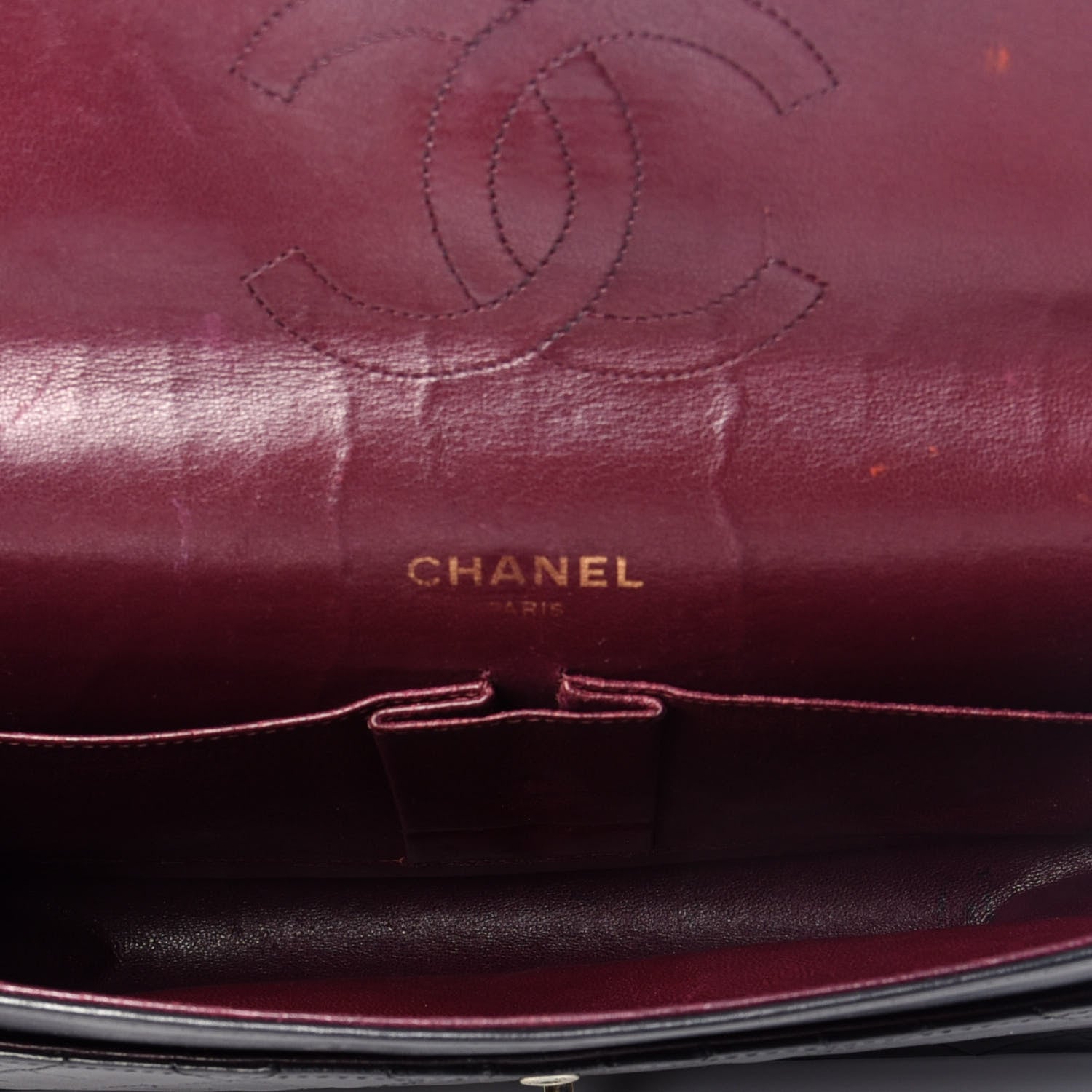 Chanel Lambskin Quilted Medium Double Flap Bijoux Chain Black 5 of 8
