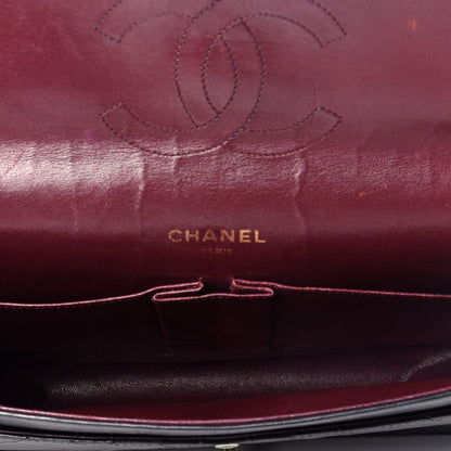 Chanel Lambskin Quilted Medium Double Flap Bijoux Chain Black 5 of 8