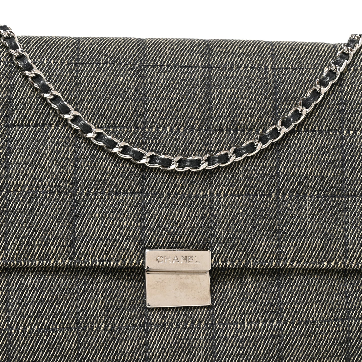 Denim Chocolate Bar Flap