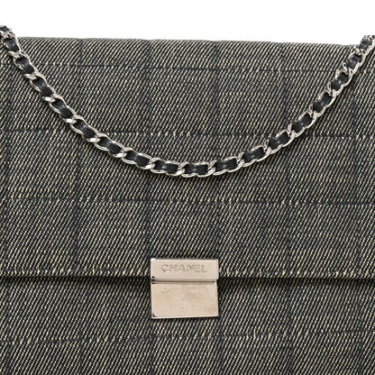 Chanel Denim Chocolate Bar Flap 7 of 9