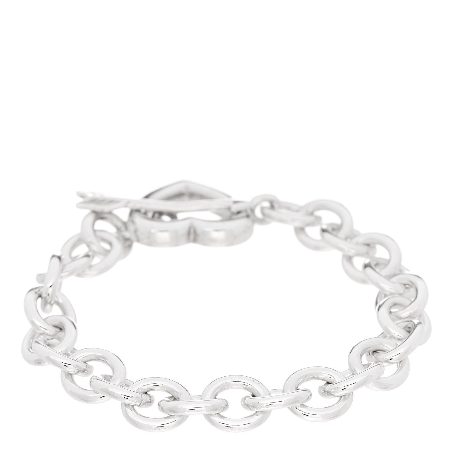 Tiffany Sterling Silver Heart and Arrow Toggle Bracelet 2 of 4