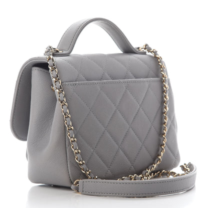 Chanel Caviar Quilted Small Business Affinity Flap Grey 3 of 10