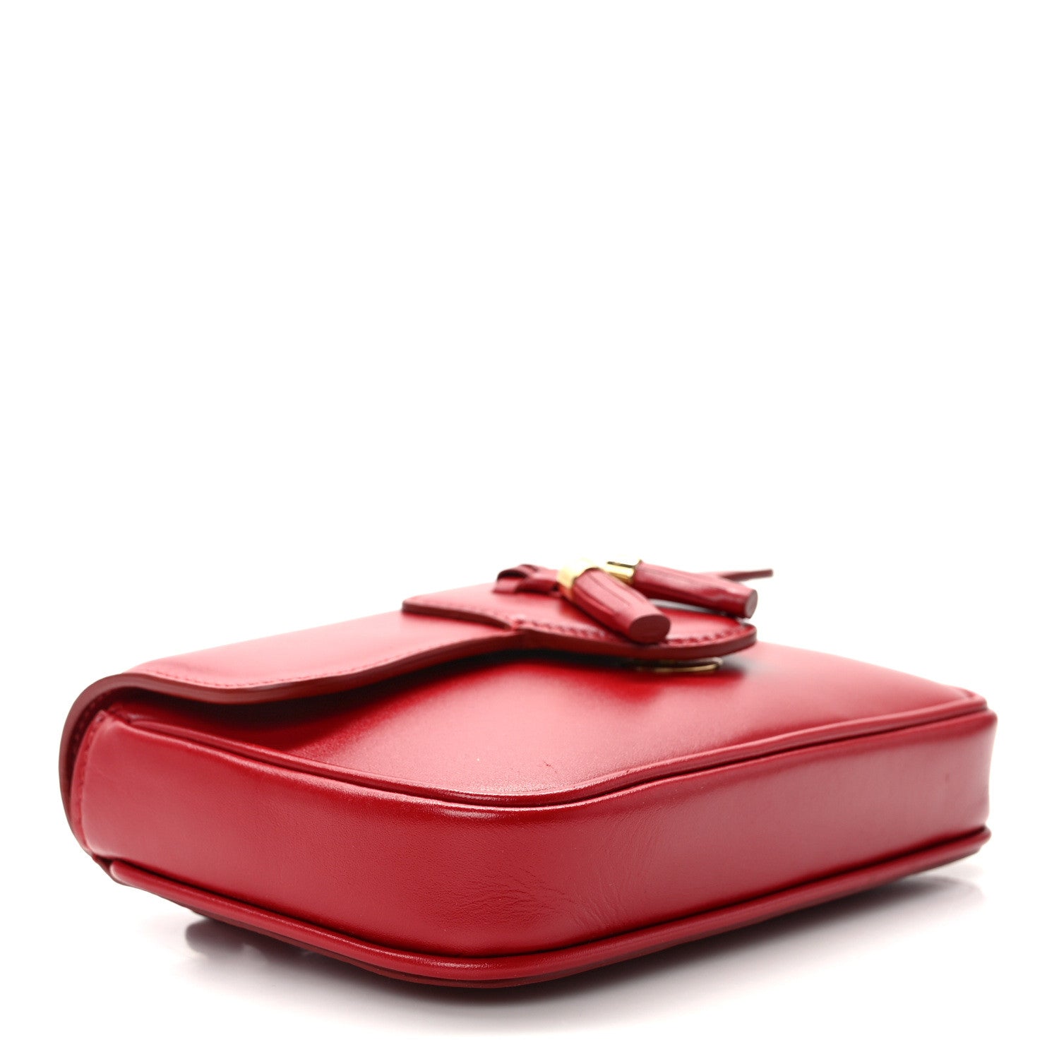 Celine Smooth Calfskin Tassel Belt Bag Red 4 of 12