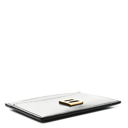 Balenciaga Calfskin Hourglass Card Holder Black 4 of 8
