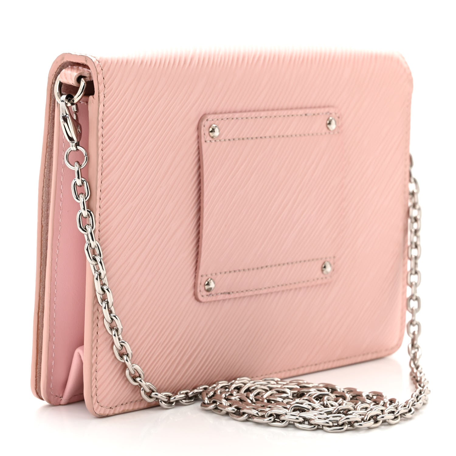 Louis Vuitton Epi Twist Belt Chain Wallet Rose Ballerine 3 of 11