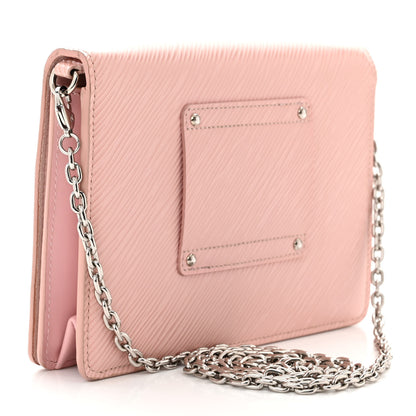 Louis Vuitton Epi Twist Belt Chain Wallet Rose Ballerine 3 of 11