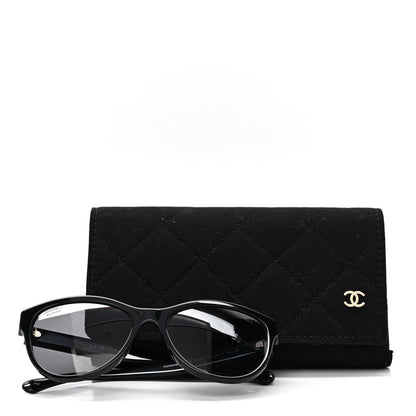Chanel Acetate Pantos Logo Polarized Sunglasses 5458 Black 8 of 8