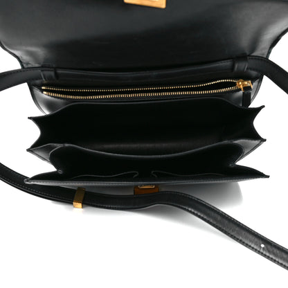 Celine Box Calfskin Medium Classic Box Flap Bag Black 5 of 10