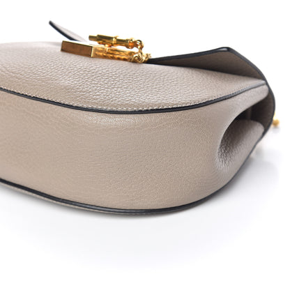 Chloe Grained Lambskin Mini Drew Shoulder Bag Motty Grey 6 of 9