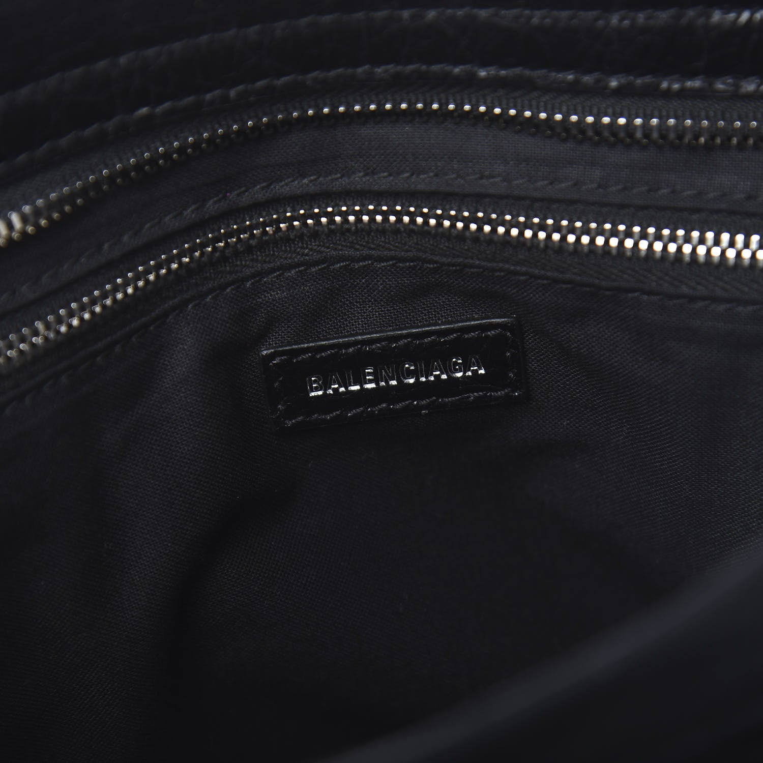 Balenciaga Agneau Classic Silver Hardware City Black 6 of 10