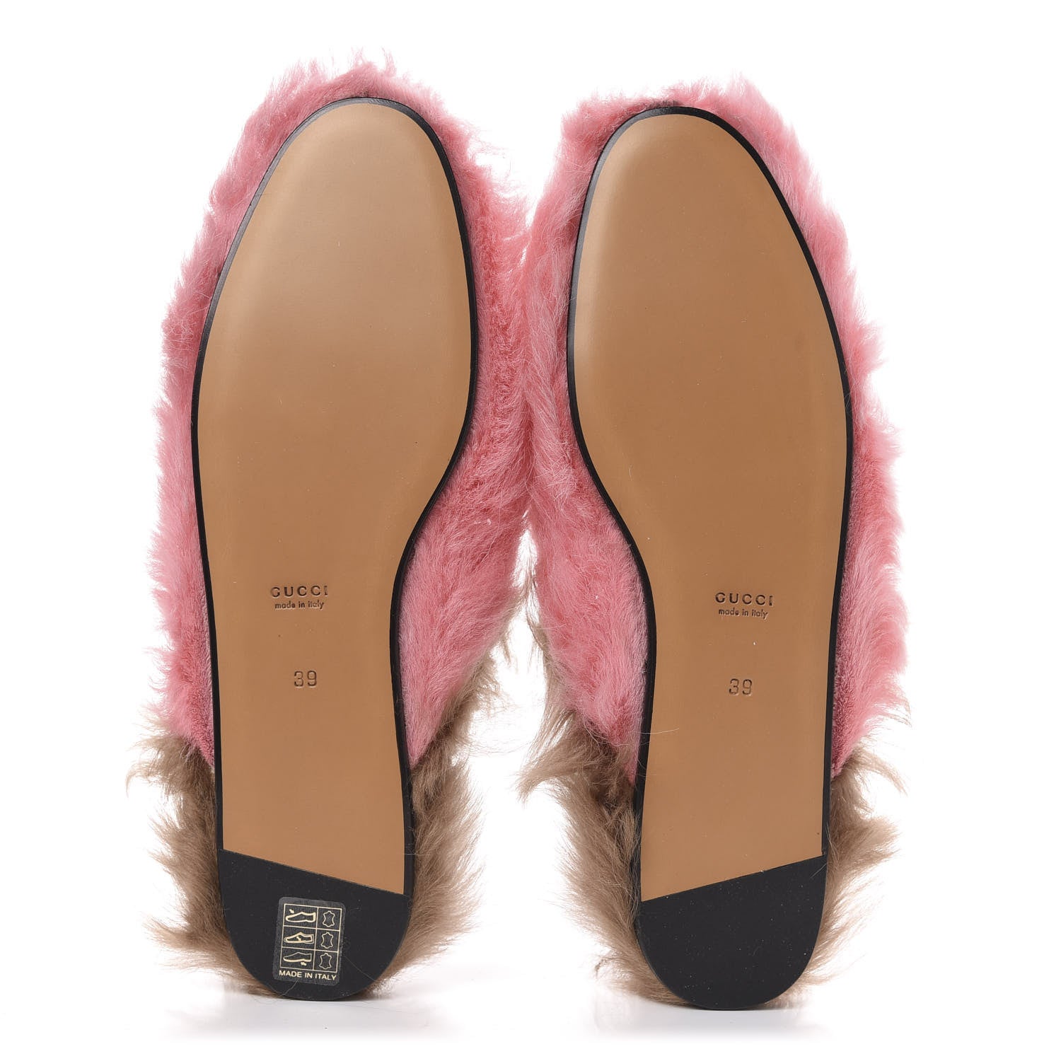 Gucci Merino Wool Womens Princetown Slippers 39 Pink 5 of 8