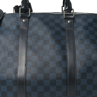 Louis Vuitton Damier Cobalt Keepall Bandouliere 55 7 of 10