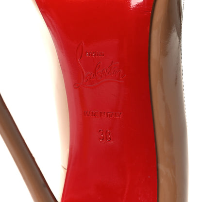 Christian Louboutin Patent So Kate 120 Pumps 38 Nude 6 of 11