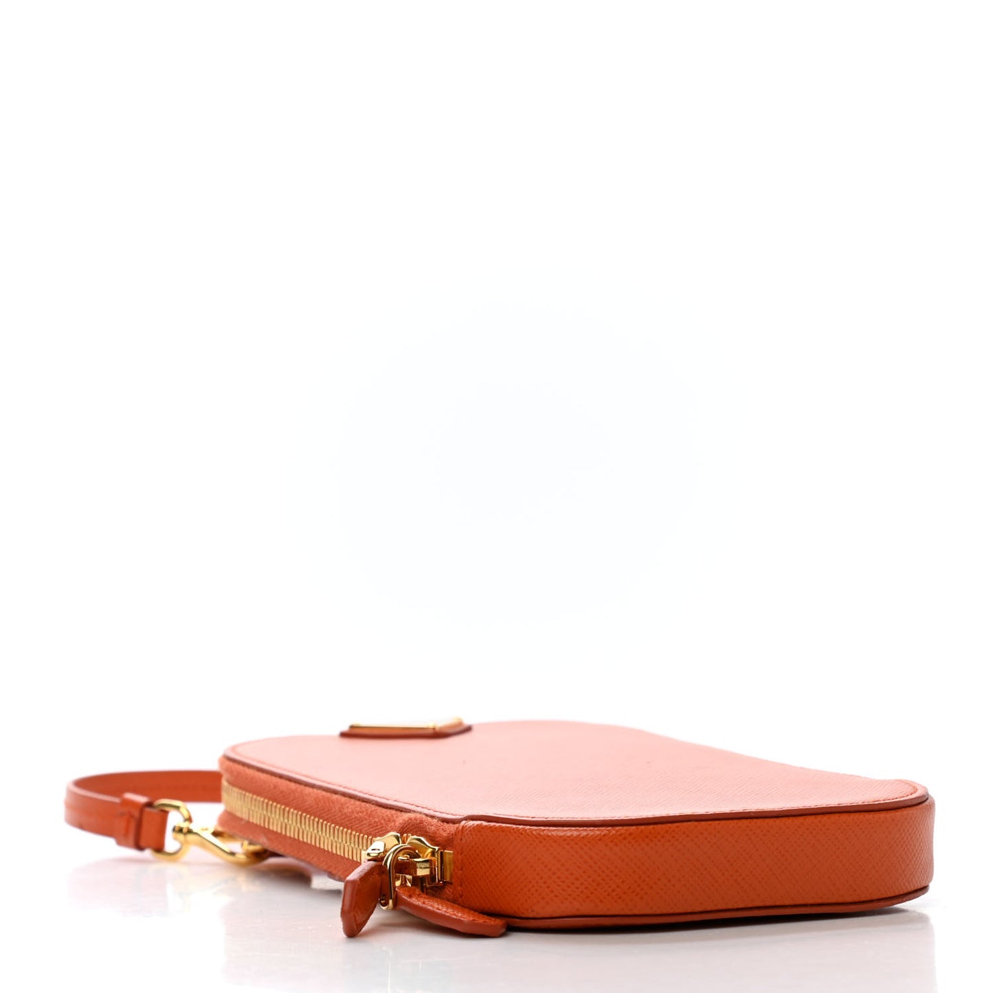 Saffiano Mini Crossbody Bag Papaya