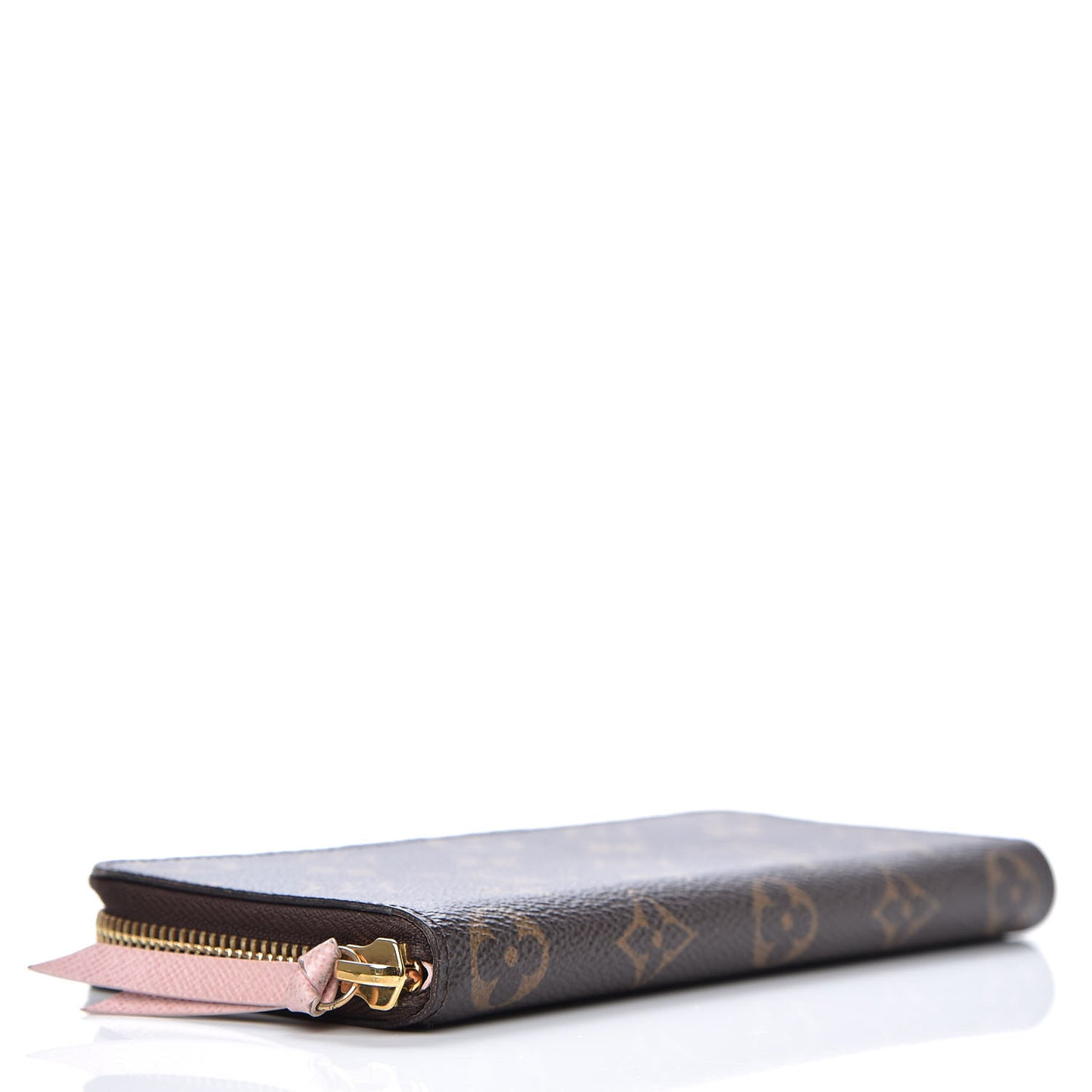 Monogram Clemence Wallet Rose Ballerine