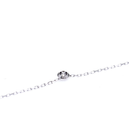 Cartier 18K White Gold Diamond SM D'Amour Pendant Necklace 7 of 8
