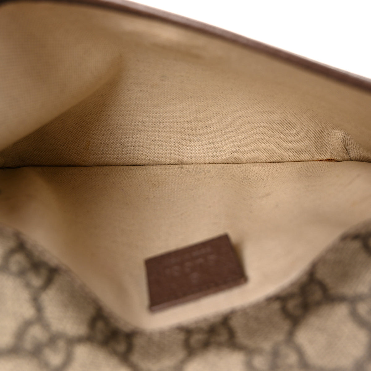Gucci GG Supreme Monogram Neo Vintage Web Belt Bag Brown 5 of 11