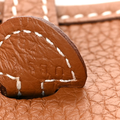 Hermes Taurillon Maurice Amazone Evelyne TPM Gold White 7 of 10