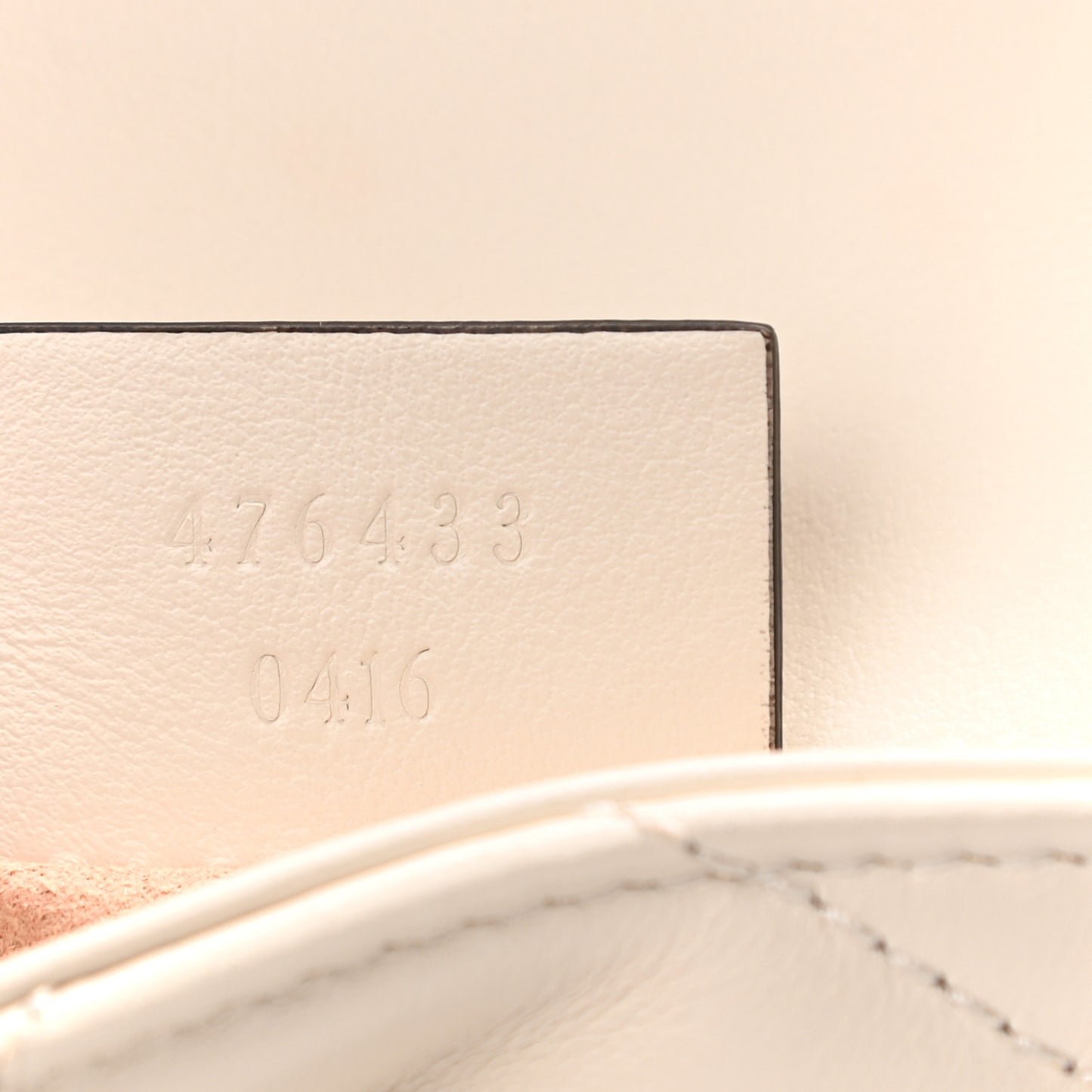 Calfskin Matelasse Super Mini GG Marmont Shoulder Bag White