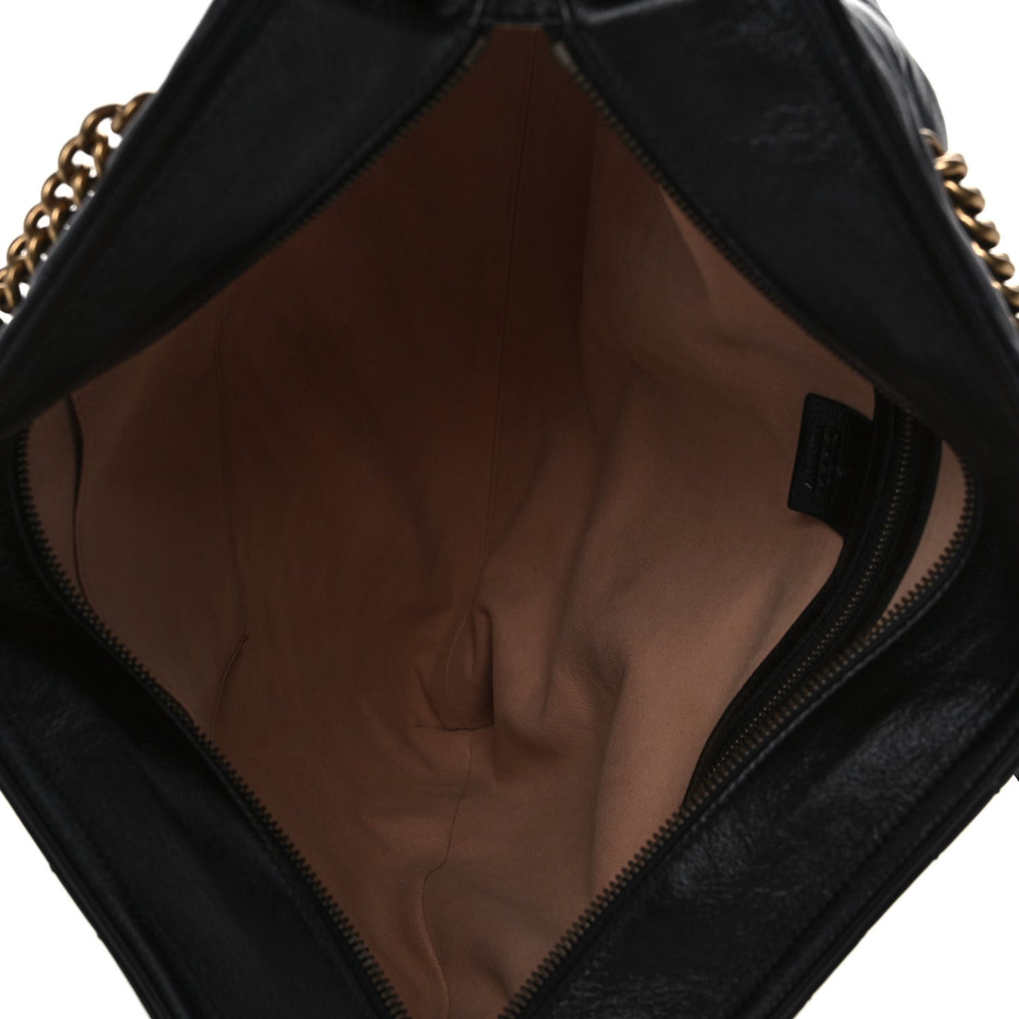 Vintage Calfskin Matelasse Medium GG Marmont Slim Tote Black