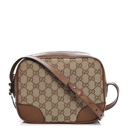 Gucci Monogram Mini Bree Messenger Bag Beige Tabacco 1 of 7