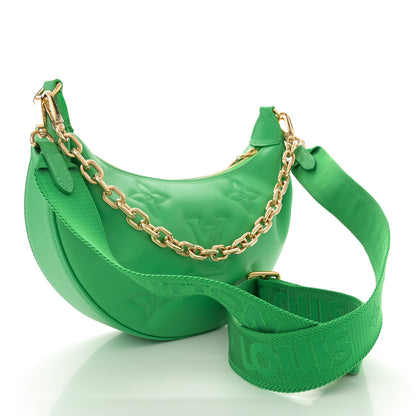 Louis Vuitton Calfskin Bubblegram Over The Moon Basilic 3 of 9