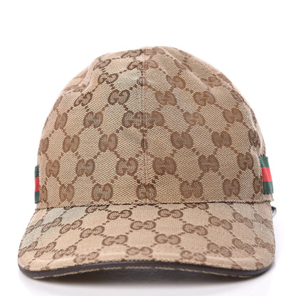Gucci Monogram Web Baseball Hat S Beige Cocoa 3 of 7