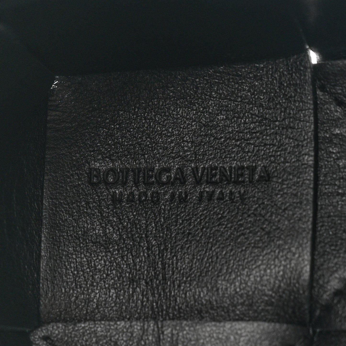 Nappa Maxi Intrecciato Mini Cassette Bucket Bag Black