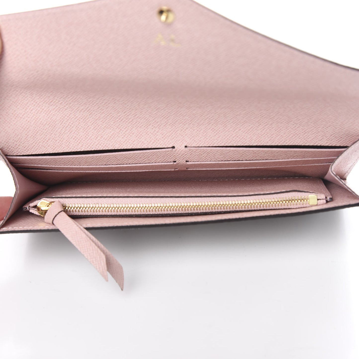 Monogram Jeanne Wallet Rose Ballerine
