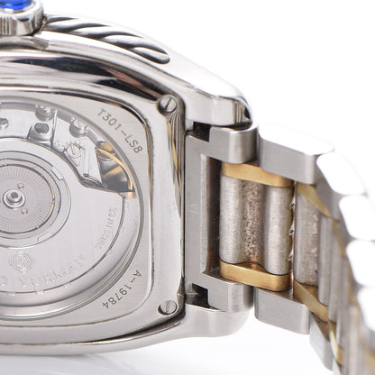 David Yurman Stainless Steel 18K Yellow Gold 35mm Thoroughbred Automatic Watch 8 of 11