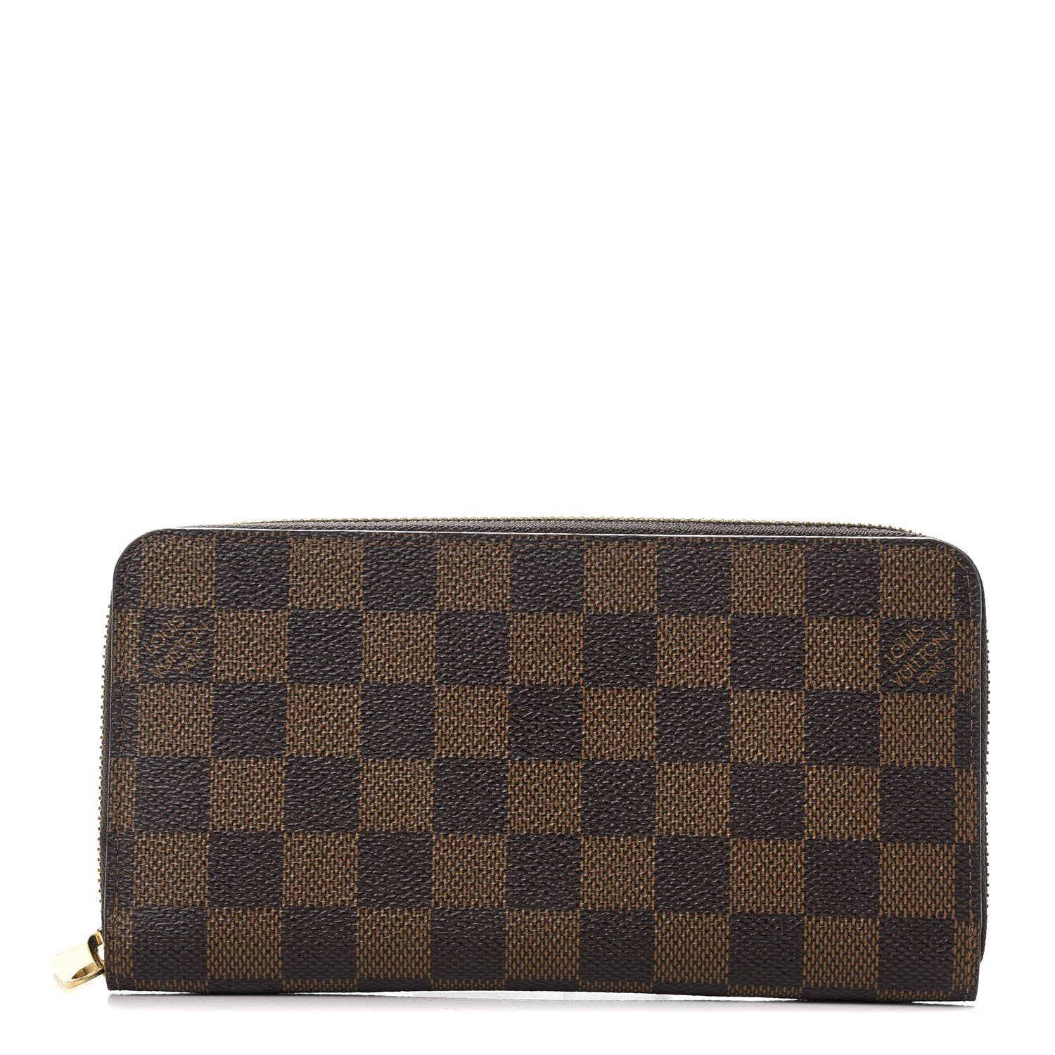 Louis Vuitton Damier Ebene Zippy Wallet Rose Ballerine 1 of 8