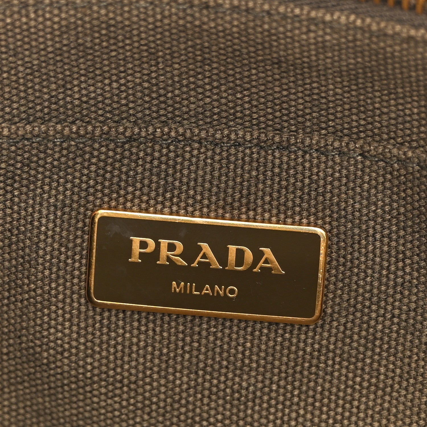 Prada Denim Small Logo Tote  Green 6 of 10