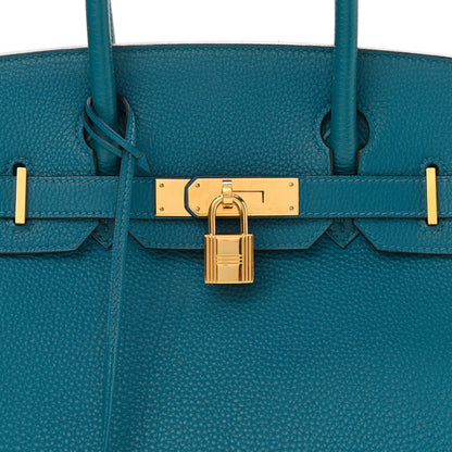 Hermes Togo Birkin 30 Bleu Izmir 8 of 11
