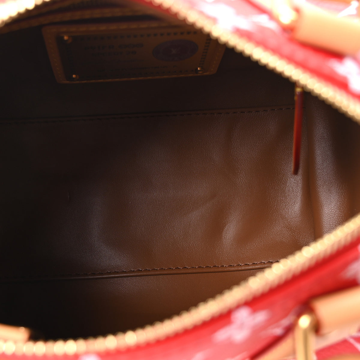 Louis Vuitton Calfskin Monogram Speedy P9 Bandouliere 20 Red 7 of 11
