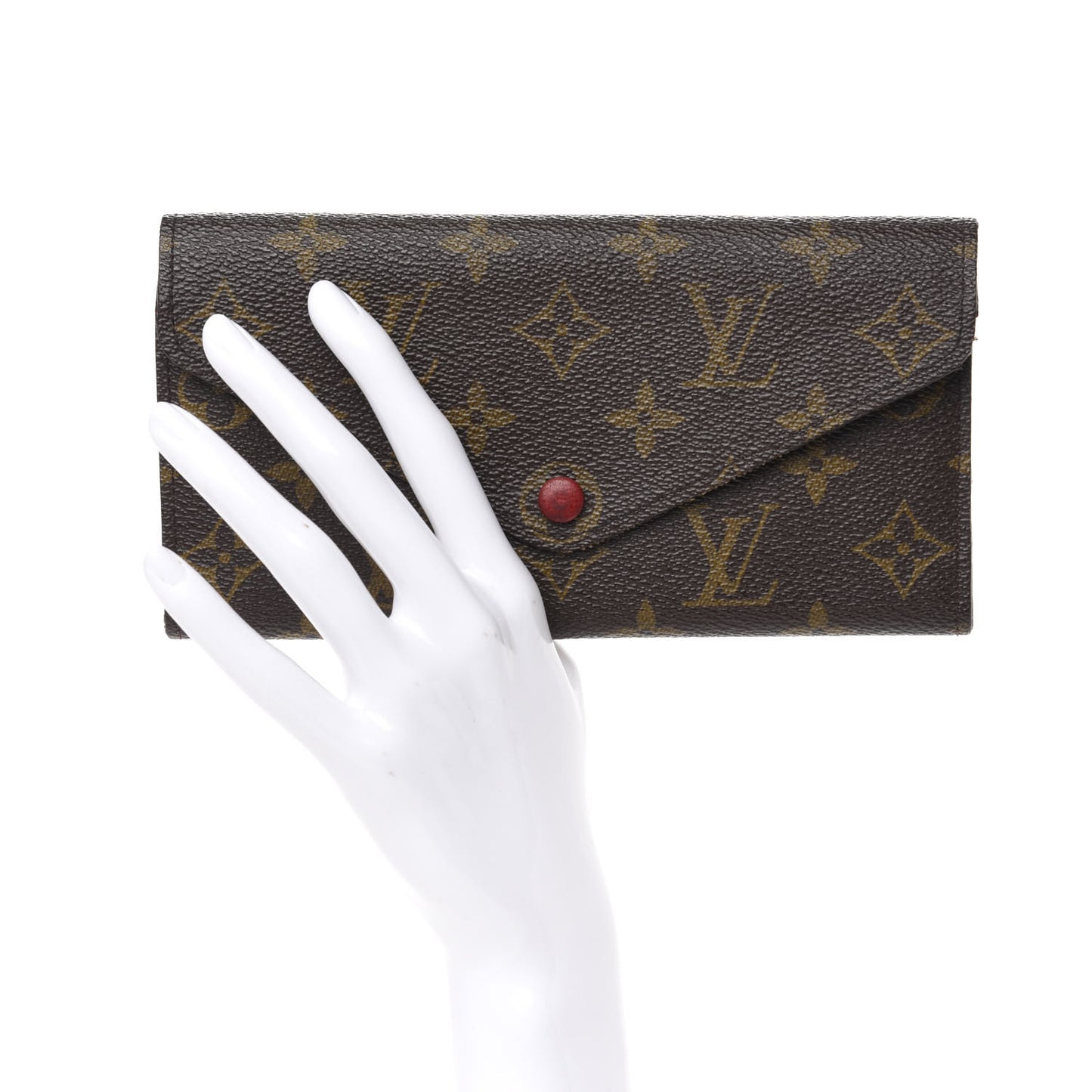 Monogram Josephine Wallet Red