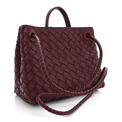 Bottega Veneta Nappa Intrecciato Small Andiamo Shoulder Bag Barolo 3 of 10