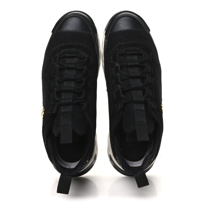 Chanel Velvet Calfskin Mixed Fibers CC Sneakers 39 Black 2 of 9