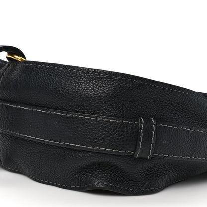 Chloe Calfskin Medium Marcie Round Crossbody Bag Black 8 of 8