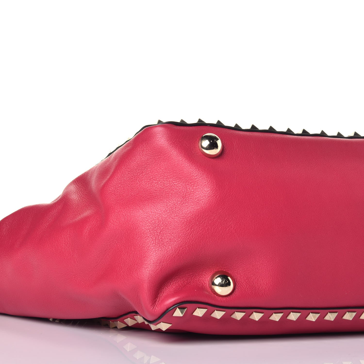 Valentino Garavani Vitello Medium Rockstud Tote Cyclamin 8 of 9