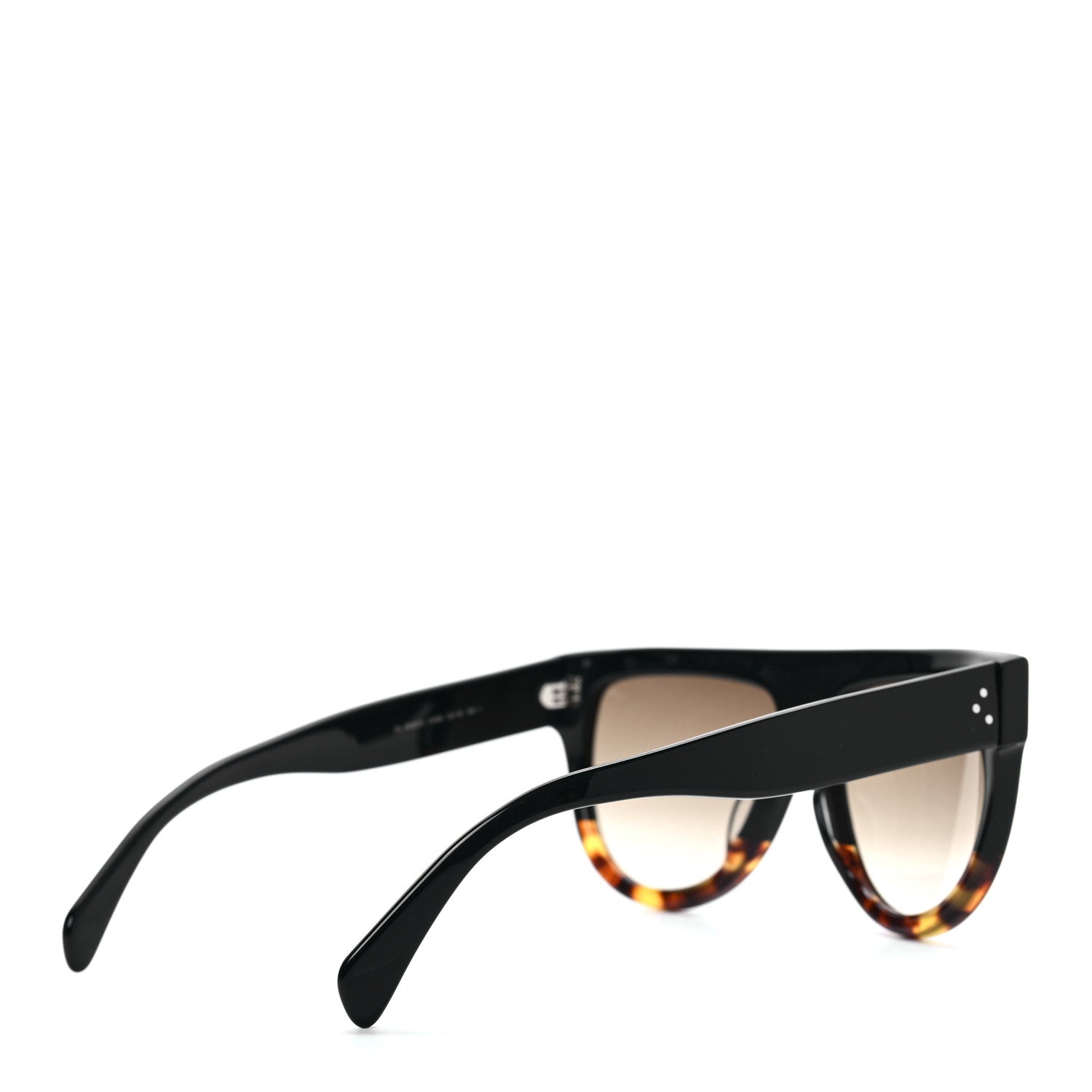 Celine Shadow Sunglasses CL 41026/S Black Havana 4 of 6