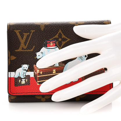 Louis Vuitton Monogram 2017 Christmas Animation Victorine Wallet 2 of 9