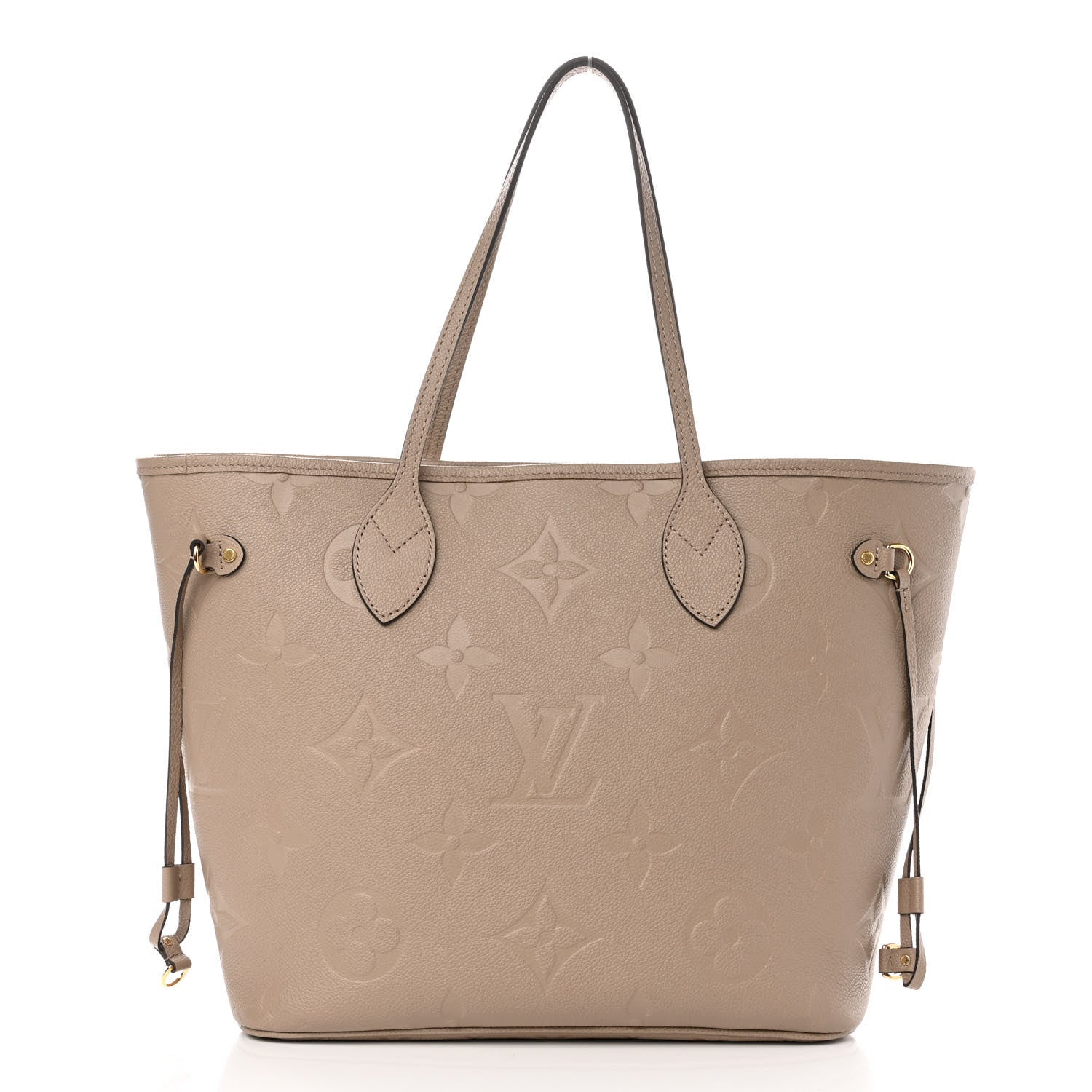 Louis Vuitton Empreinte Monogram Giant Neverfull MM Tourterelle 3 of 10
