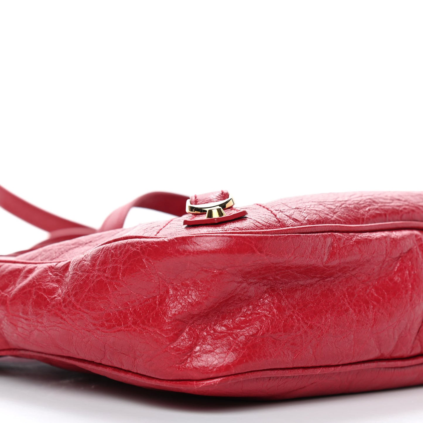 Agneau Classic Gold Hardware Hip Rouge Sapphire