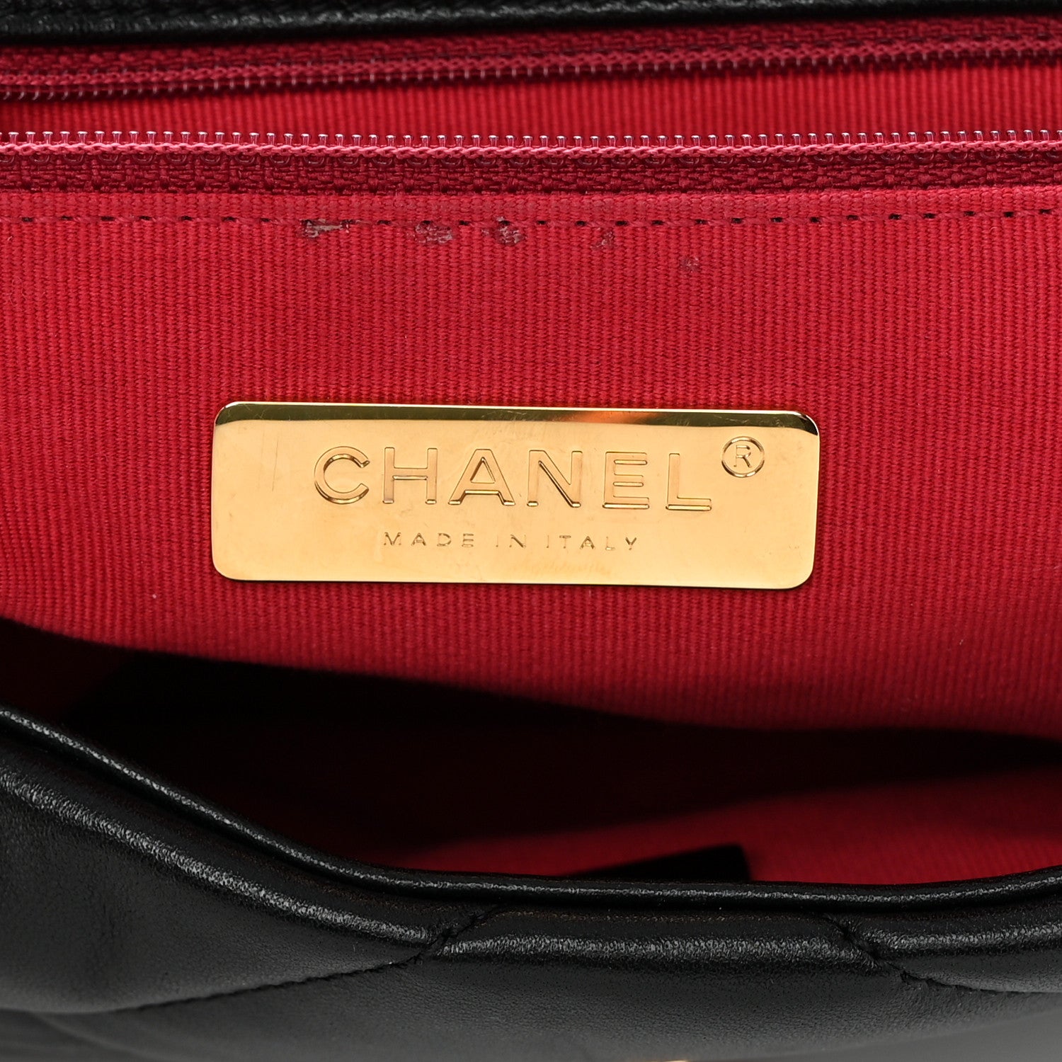 Chanel Lambskin Quilted Medium Chanel 19 Flap Black 6 of 12