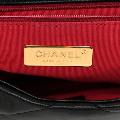 Chanel Lambskin Quilted Medium Chanel 19 Flap Black 6 of 12