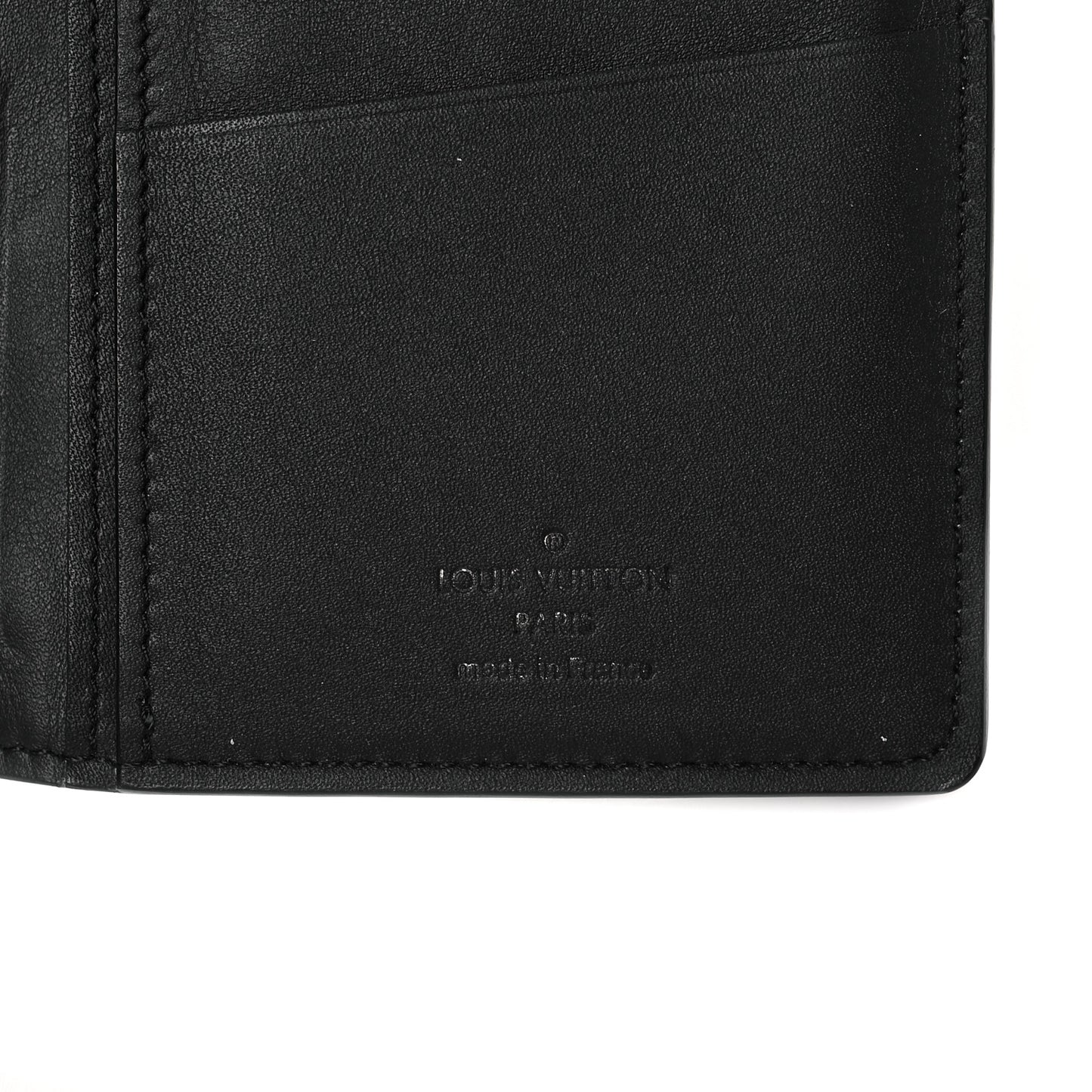 Calfskin Monogram Shadow Brazza Wallet Black
